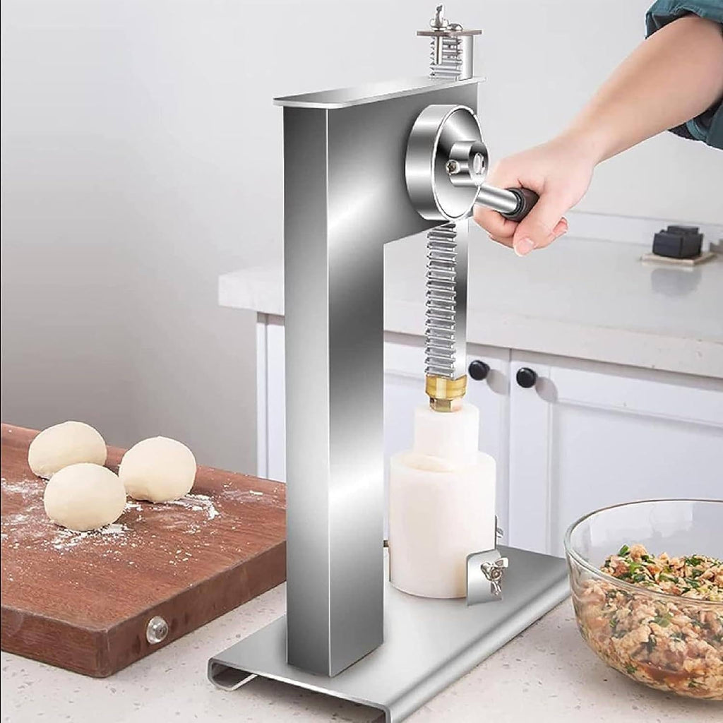 Stainless Steel Manual Bun Maker with 3 Moulds