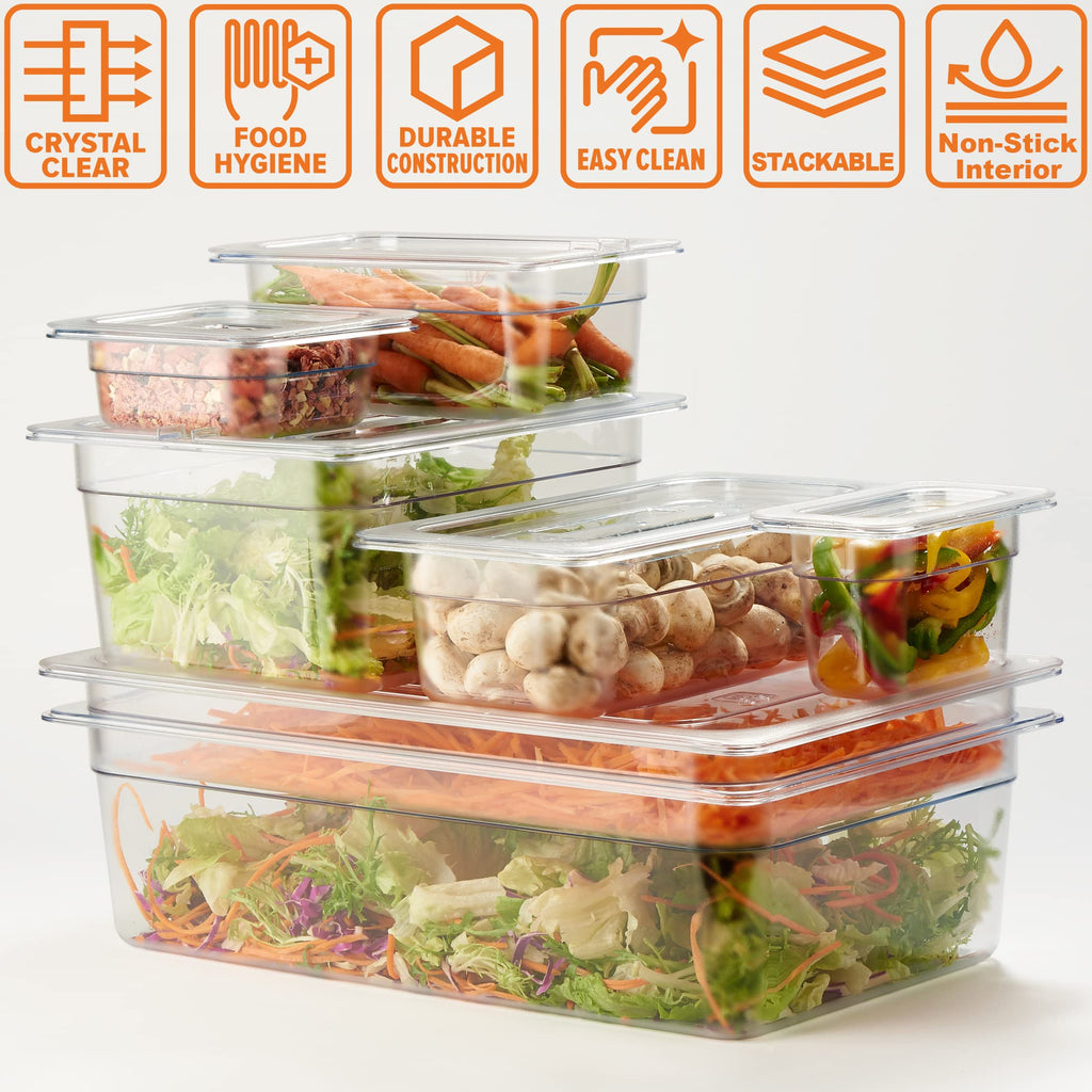 PC 6 Pack Commercial Food Pan