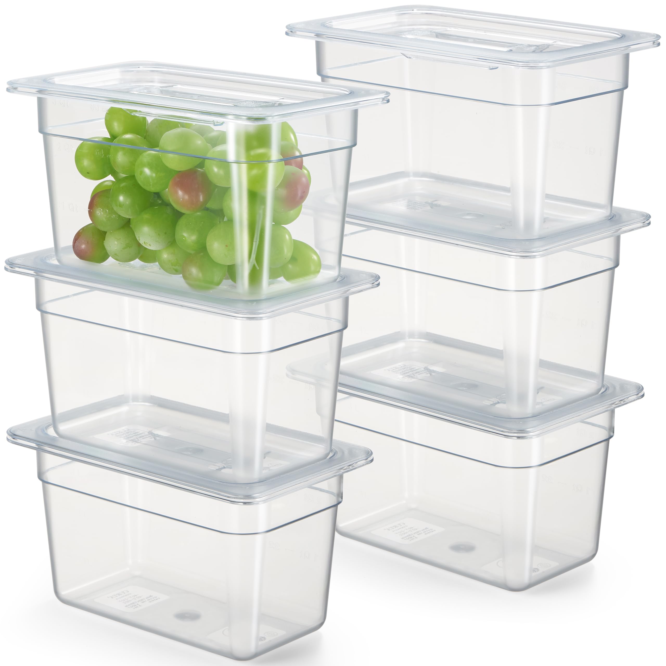 PC 6 Pack Commercial Food Pan