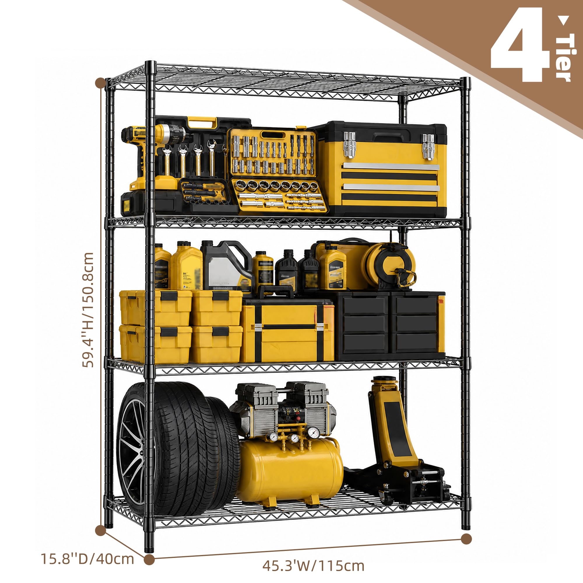 M MZG Shelf Heavy Duty Garage Shelving
