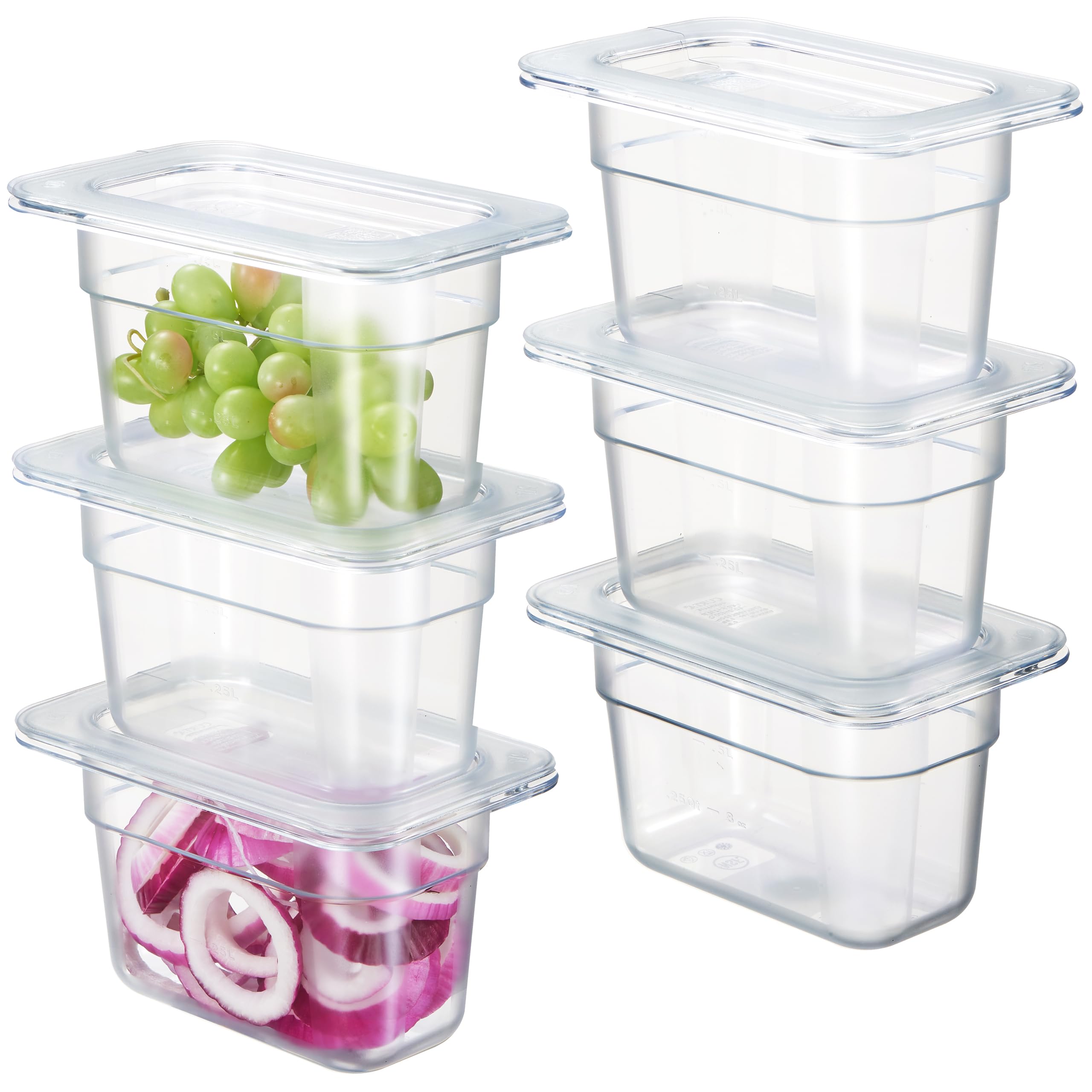 PC 6 Pack Commercial Food Pan