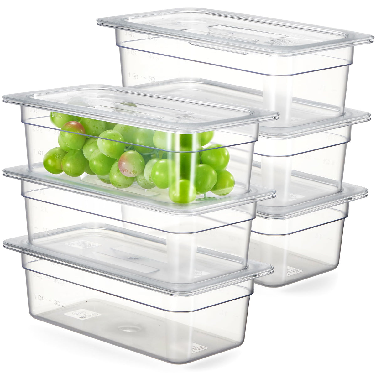 PC 6 Pack Commercial Food Pan